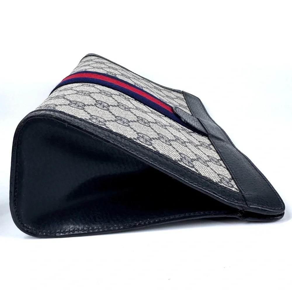 Navy Blue Gucci Ophidia Clutch - Picture 8 of 17
